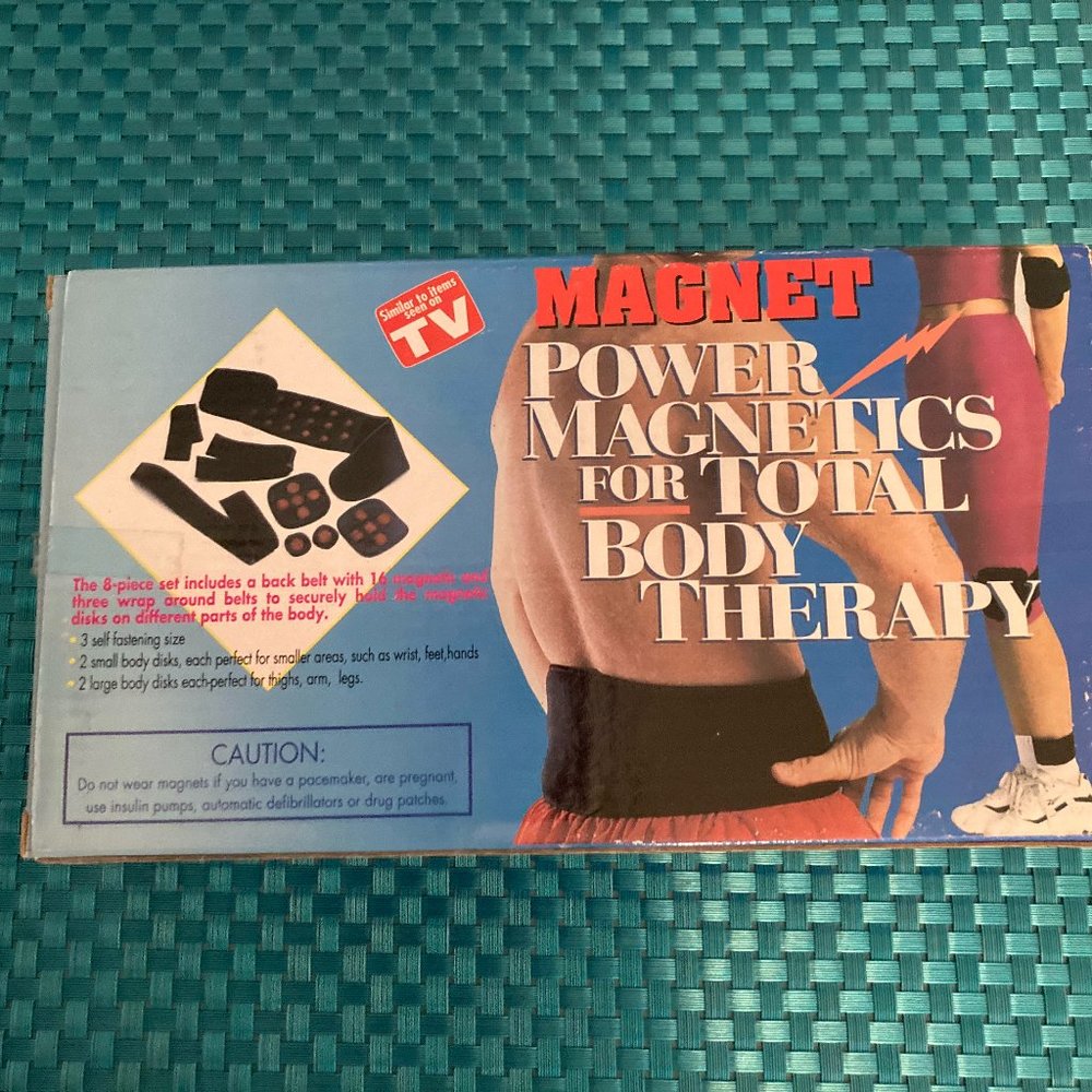 Vintage ~ Power Magnet Therapy Kit for Total Body Therapy ~ Complete 8 Pc Set - Picture 2 of 8